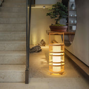 Japanese Bamboo Floor Lamp