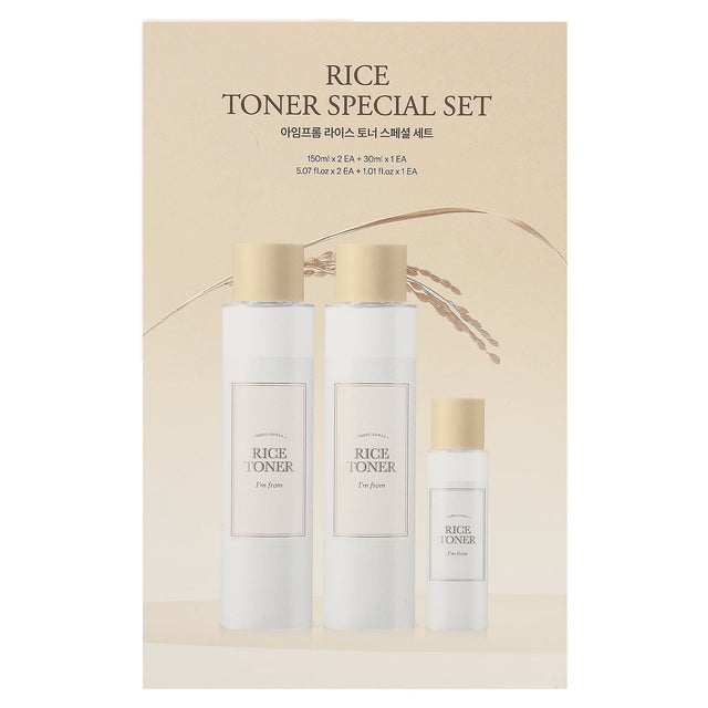 Rice Toner Special Set, 3 Pieces