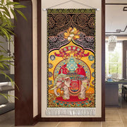 Thai Zen Elephant Soft Fabric Hanging Painting Corridor Decorative Painting Wall Hanging Cloth Living Room Mural Anime Poster