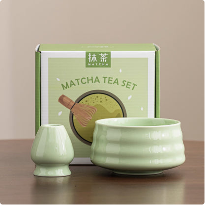 Ceramic Matcha Bowl Ceramic with Accessories