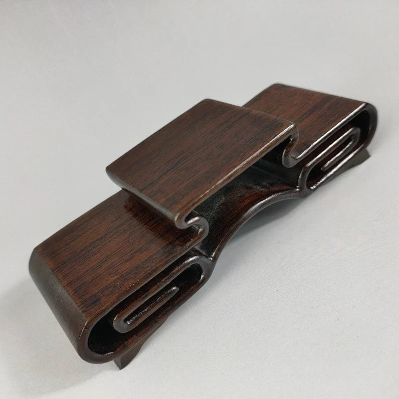 Handmade Wood Triple Display Stand – Snuff Bottles & Figurines