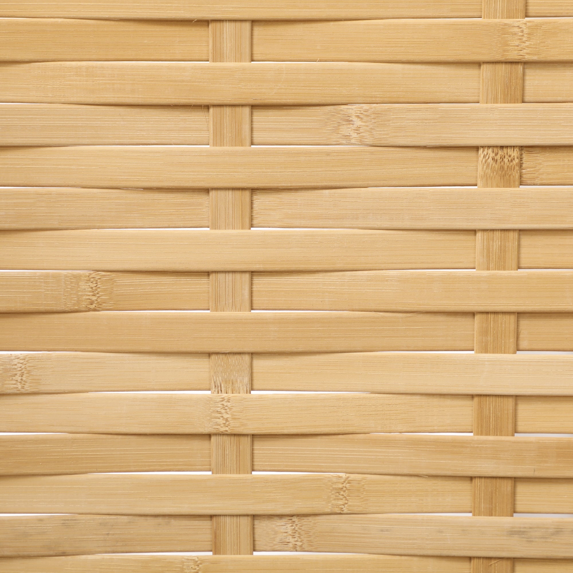 Hand Woven Room Divider, 4 Panel Bamboo Folding Privacy Screen for Home Office, 47.25"x67"x0.75", Natural