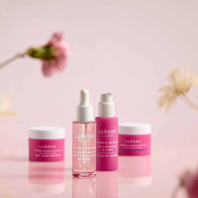 [Lumo] Vegan Collagen Face Serum - Firming Peptide Serum Formulated with Hyaluronic Acid for Smoother, Plump-Looking Skin - Helps to Reduce the Appearance of Fine Lines + Wrinkles (1 Fl Oz)