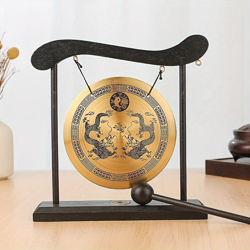 Meditation Gong、Meditation Percussion Gong、Harmonious Brass Gong for Meditation and Sound Relaxation - Suitable for yoga、Home