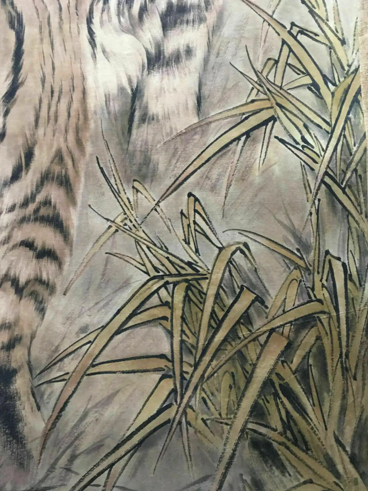 Chinese Tiger Mountain Kingdom Scroll – Traditional Wall Hanging
