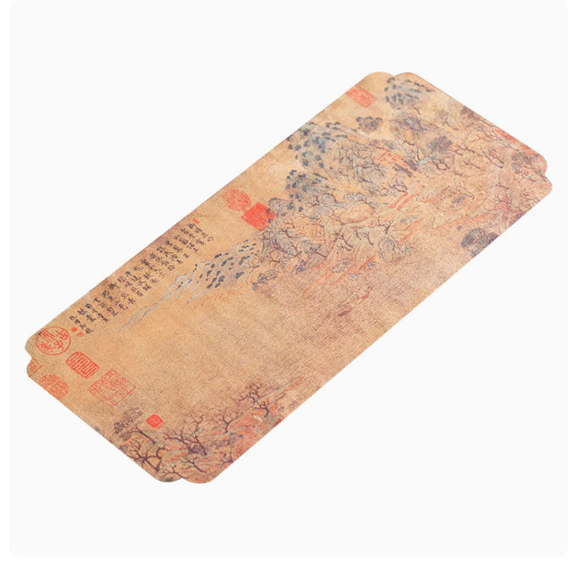 Peach Garden Notes Double-sided Tea Mat Chinese Zen