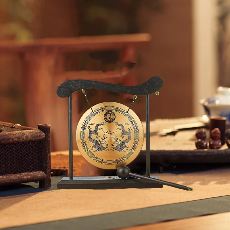 Meditation Gong、Meditation Percussion Gong、Harmonious Brass Gong for Meditation and Sound Relaxation - Suitable for yoga、Home