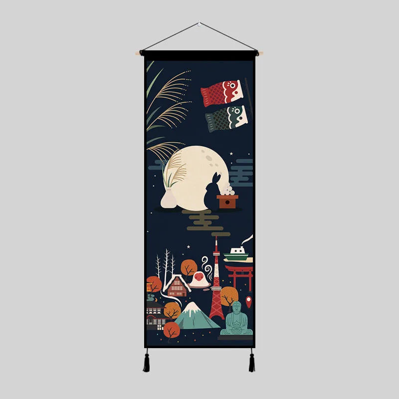 Japanese Ukiyo-e Wall Art – Canvas & Scroll Hanging Prints