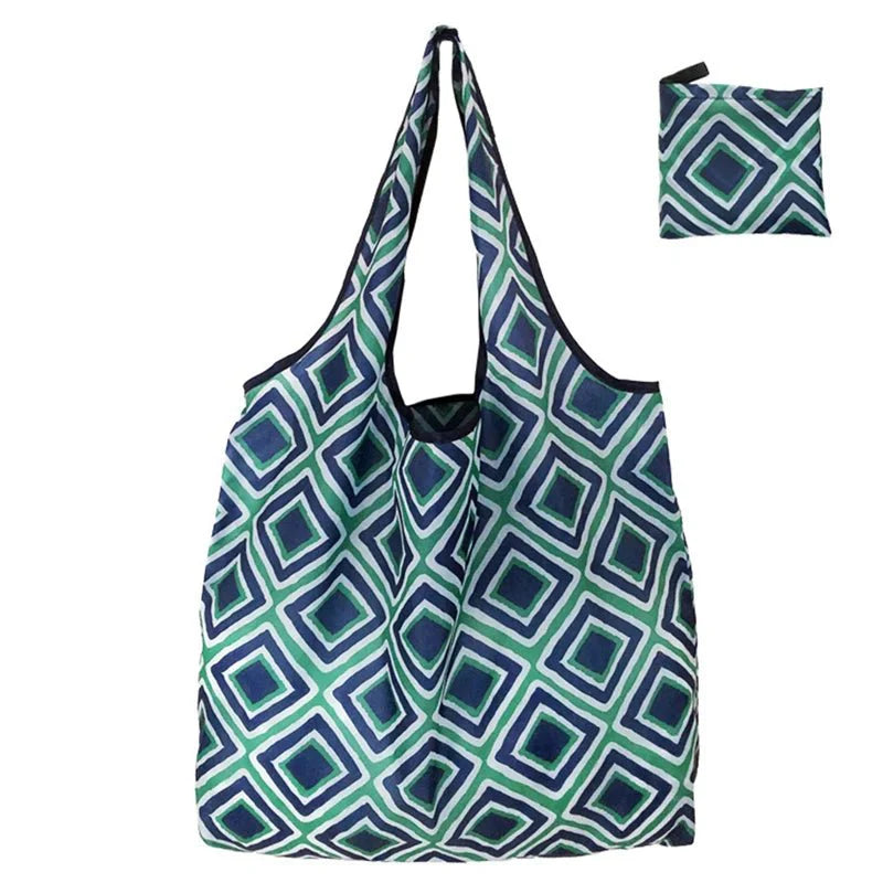 Foldable Tote Bag Portable Cloth Eco Grocery Bag