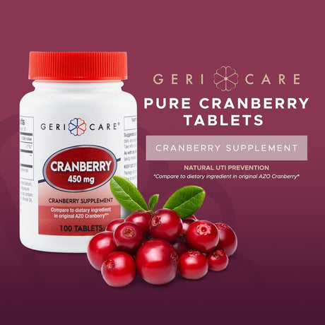 Geri-Care Cranberry Dietary Supplement, 450 mg
