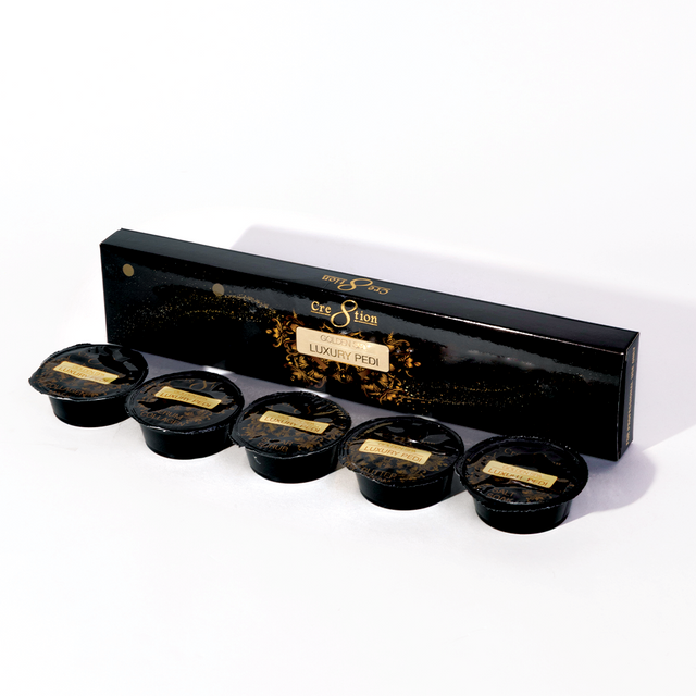 Luxury Golden Pedicure 5-Step Spa Set