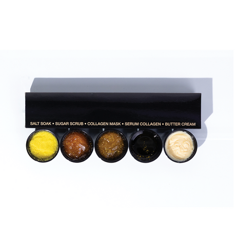 Luxury Golden Pedicure 5-Step Spa Set