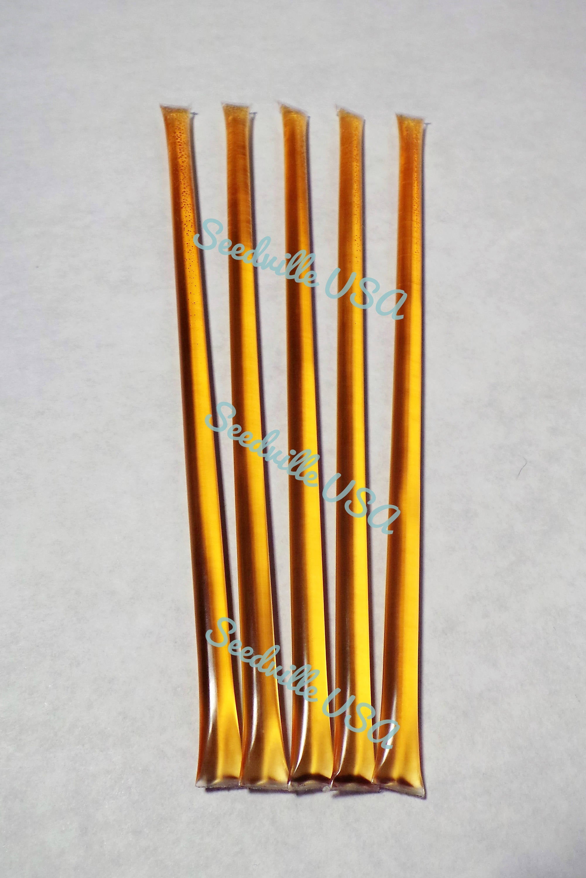 5 Pack RASPBERRY HONEY TEASERS Natural Honey Snack Sticks Honeystix Straws