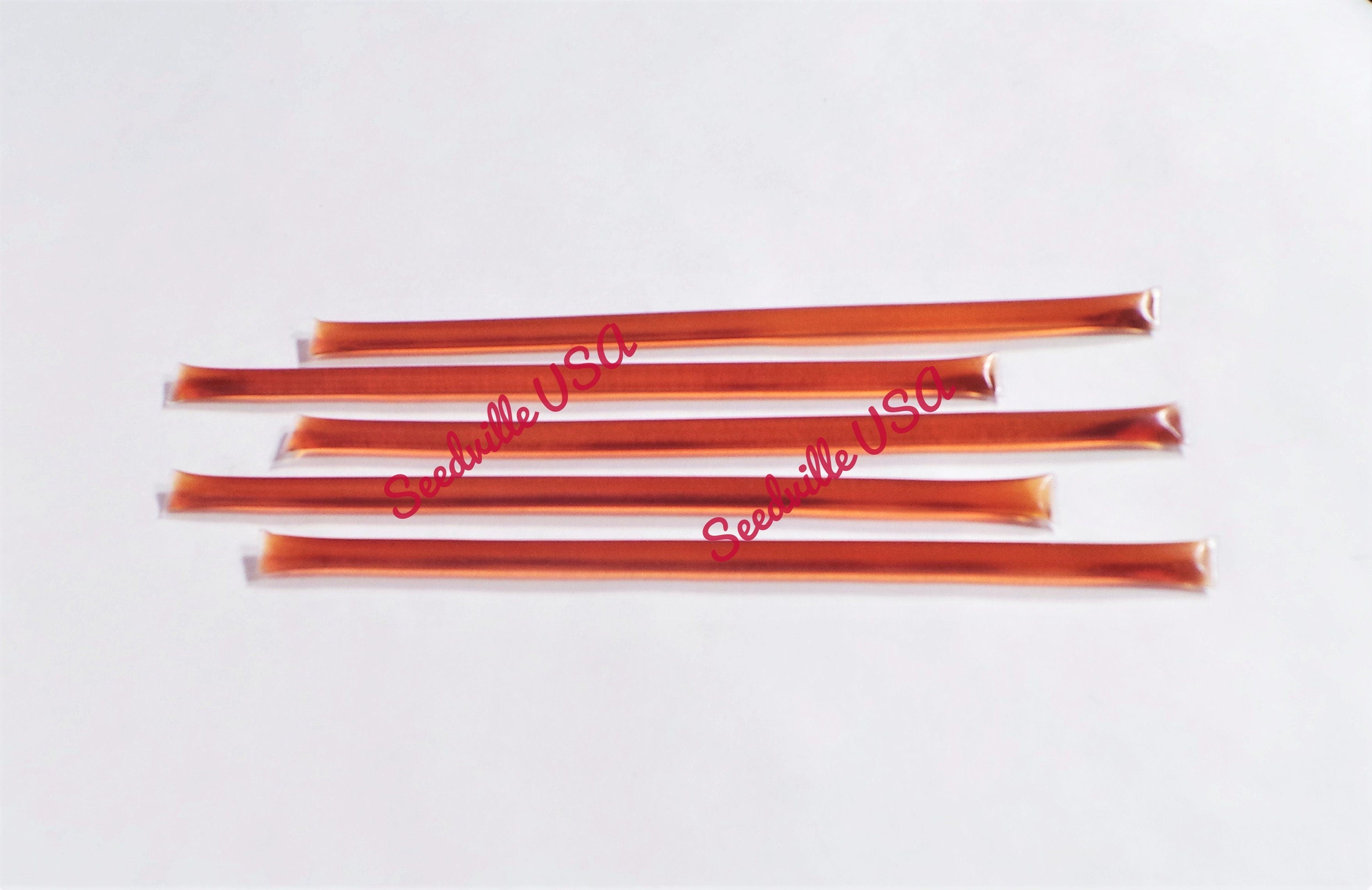 5 Pack CHERRY HONEY TEASERS Natural Honey Snack Sticks Honeystix Straws