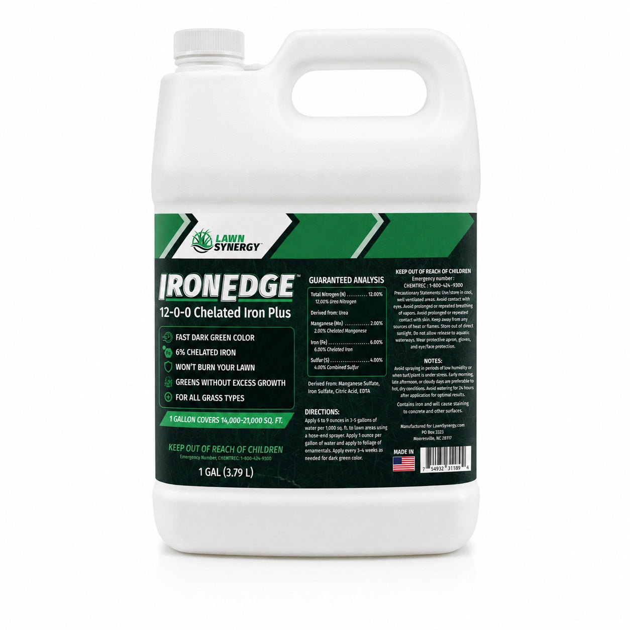 12-0-0 Chelated Liquid Iron Lawn Fertilizer