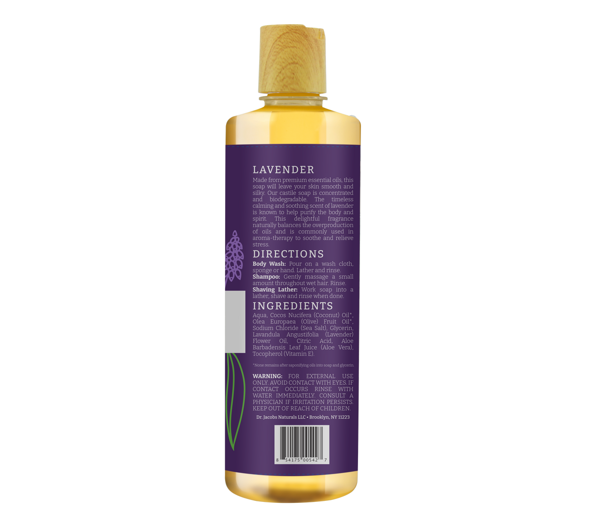 Lavender Castile Body Wash (All American)
