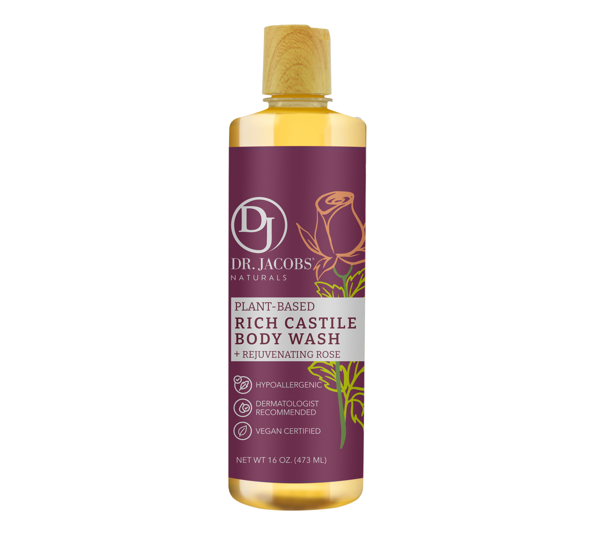 Rose Castile Body Wash (All American)