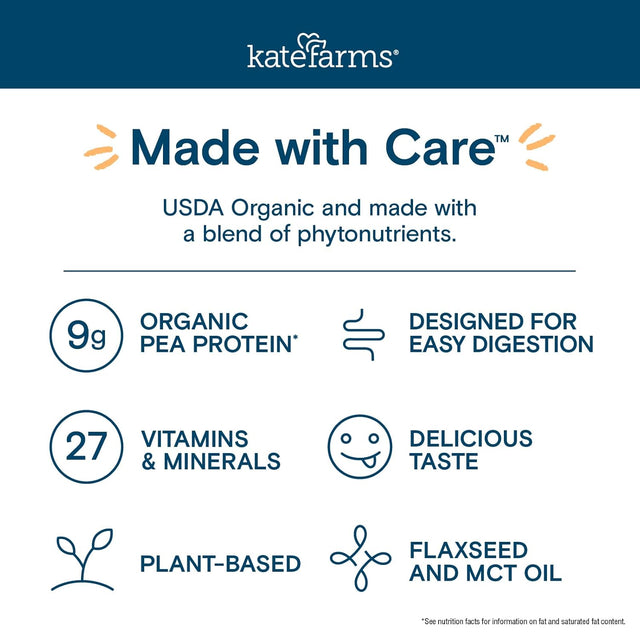 Kate Farms Pediatric Peptide Formula 1.0, Strawberry