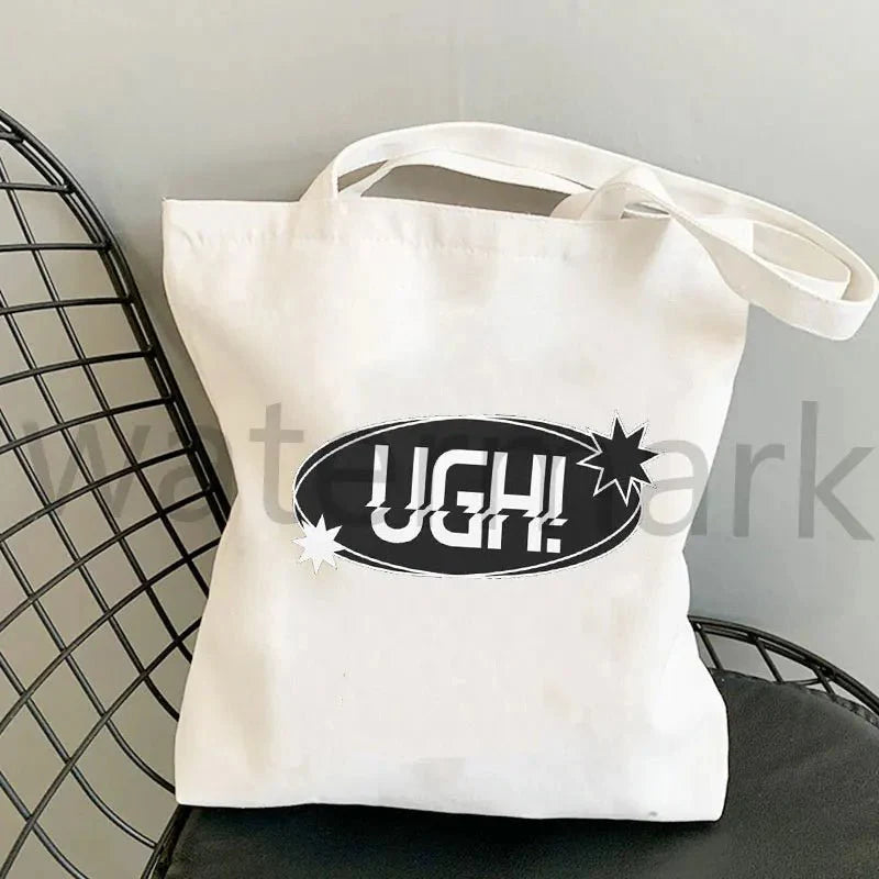 Kpop Tote Bag  Aesthetic Shopper Ugh Casual Bag