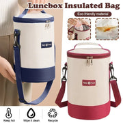 Large Capacity Cylindrical Insulated Lunch Box