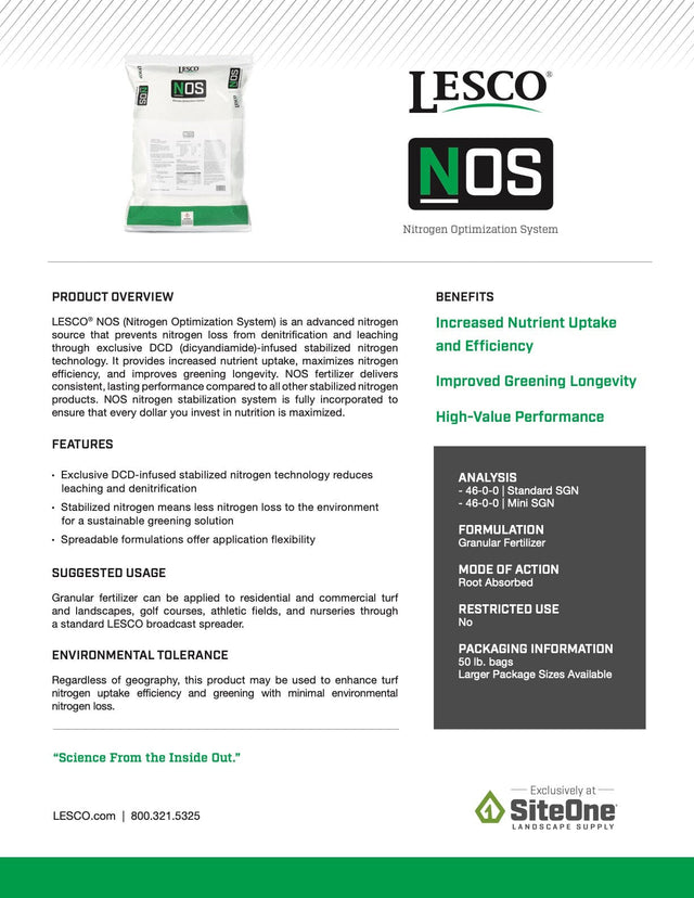 Lesco Starter Fertilizer 18-24-12 with NOS