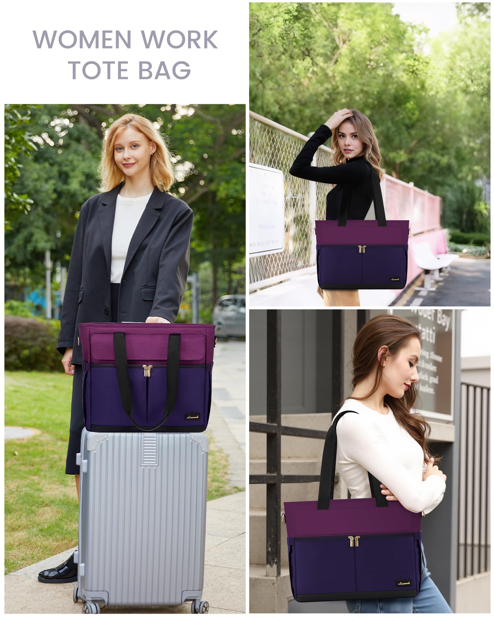 LOVEVOOK Laptop Tote Bag