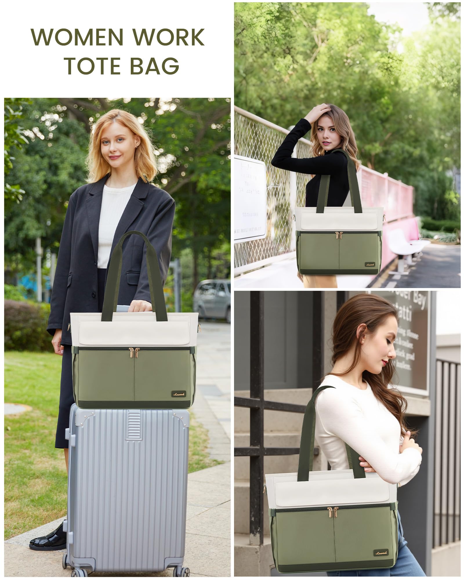LOVEVOOK Laptop Tote Bag