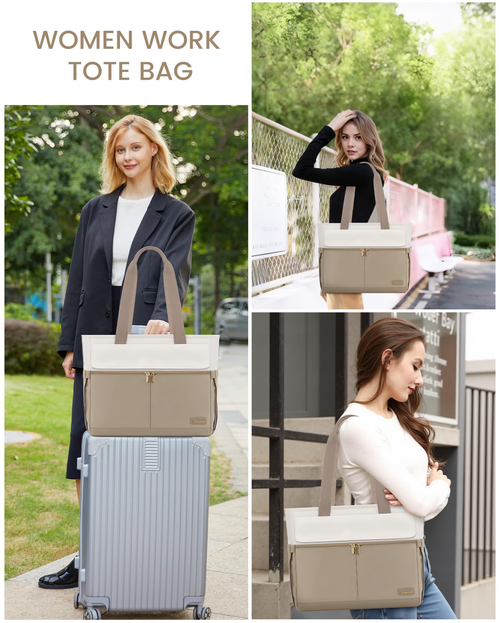 LOVEVOOK Laptop Tote Bag