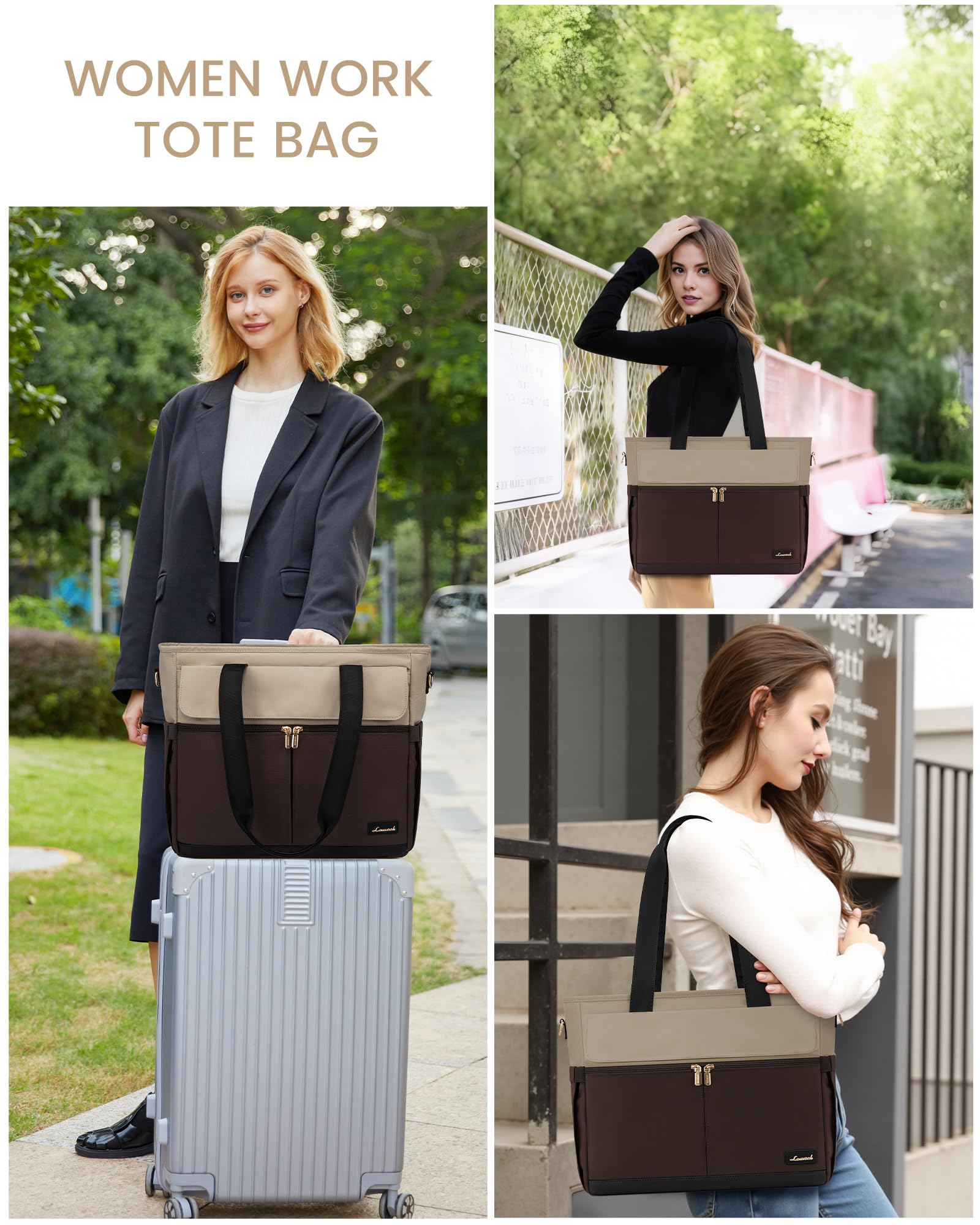 LOVEVOOK Laptop Tote Bag