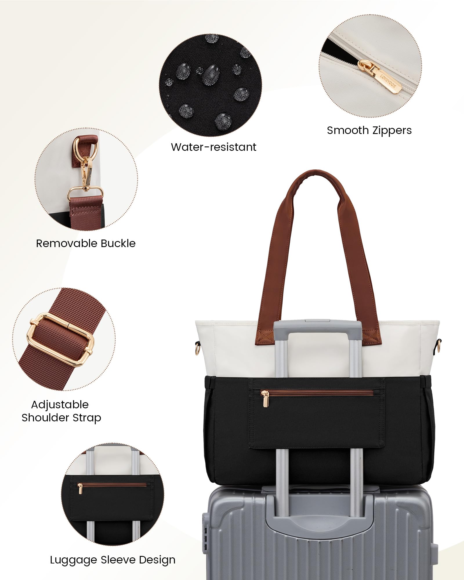 LOVEVOOK Laptop Tote Bag