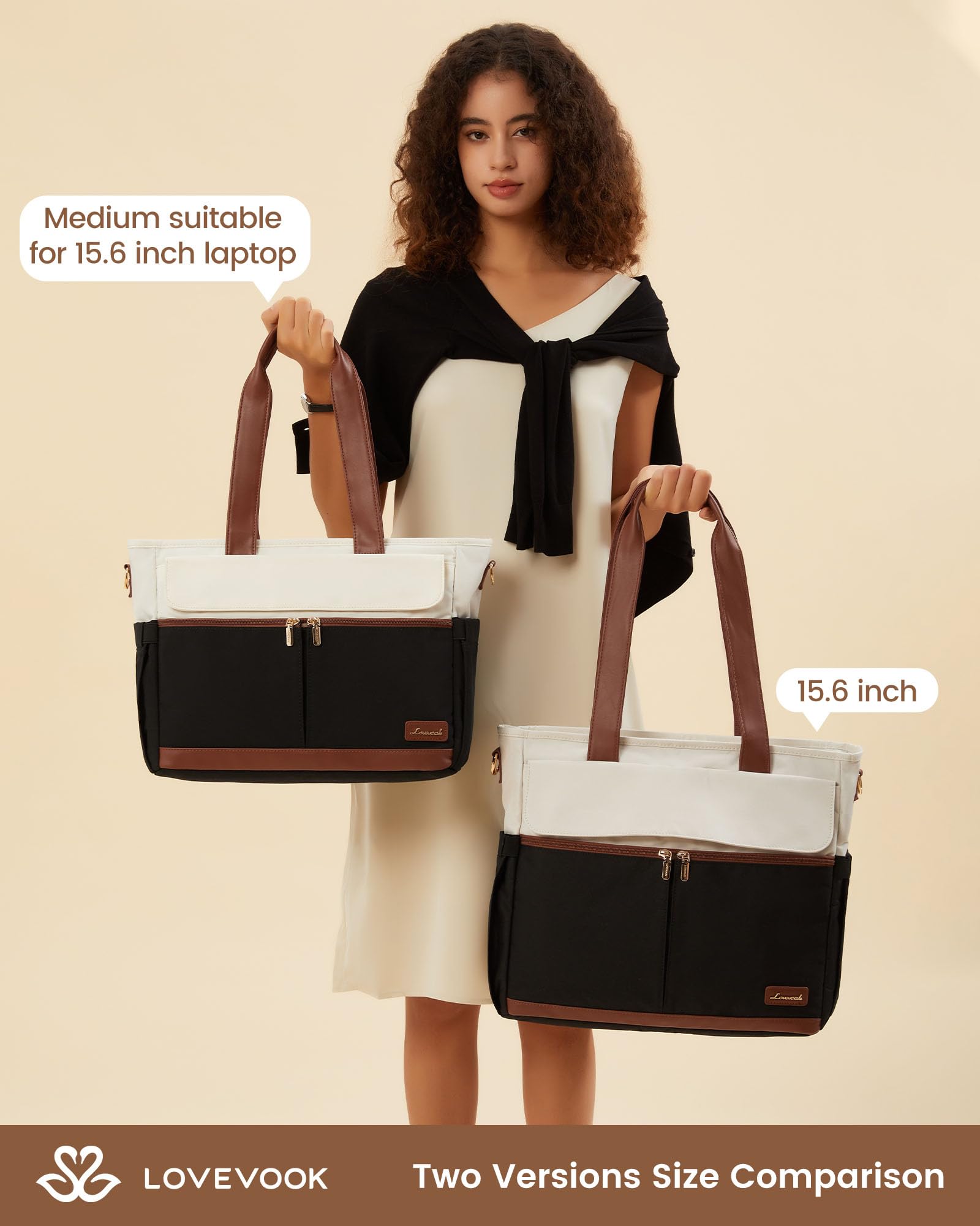 LOVEVOOK Laptop Tote Bag