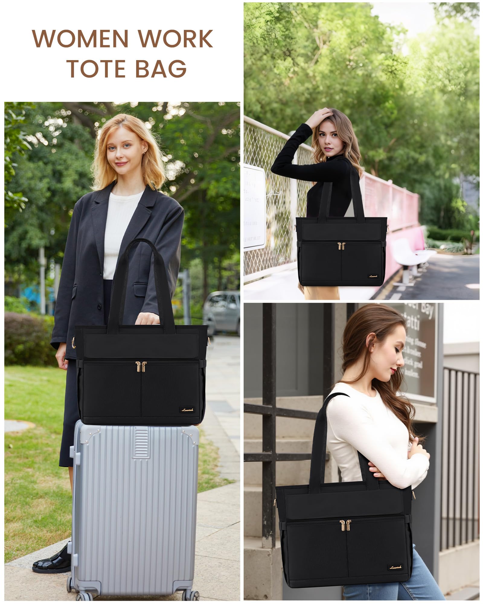 LOVEVOOK Laptop Tote Bag