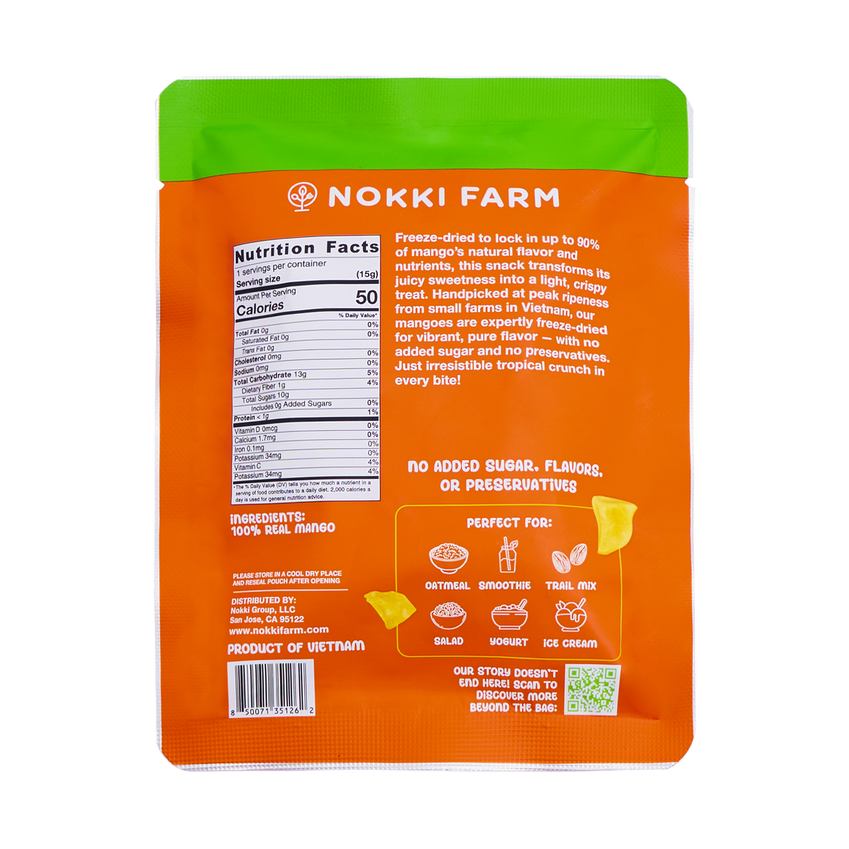 Freeze-Dried Mango