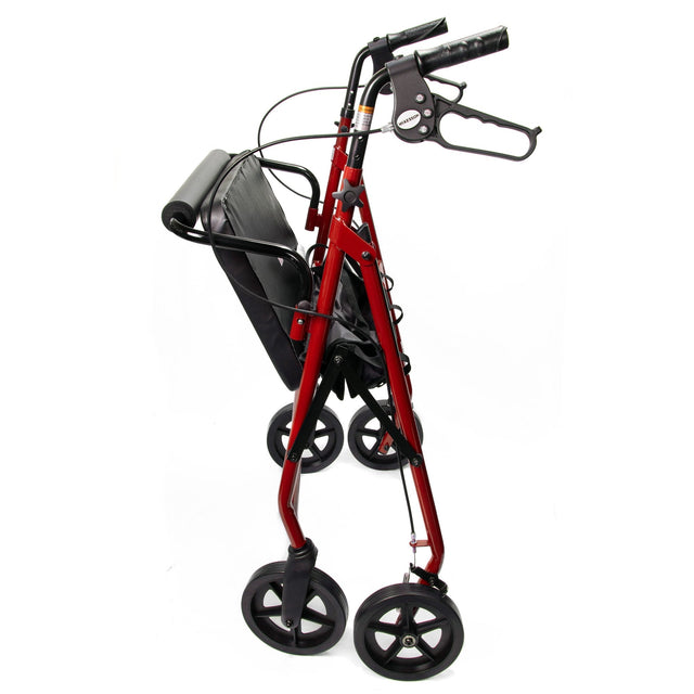 McKesson Bariatric 4 Wheel Folding Heavy Duty Steel Rollator