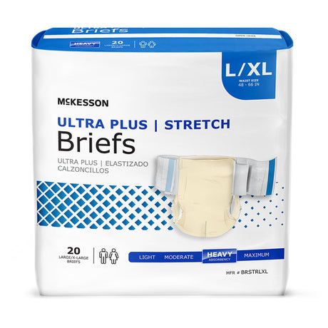 McKesson Adult Briefs, Ultra Plus