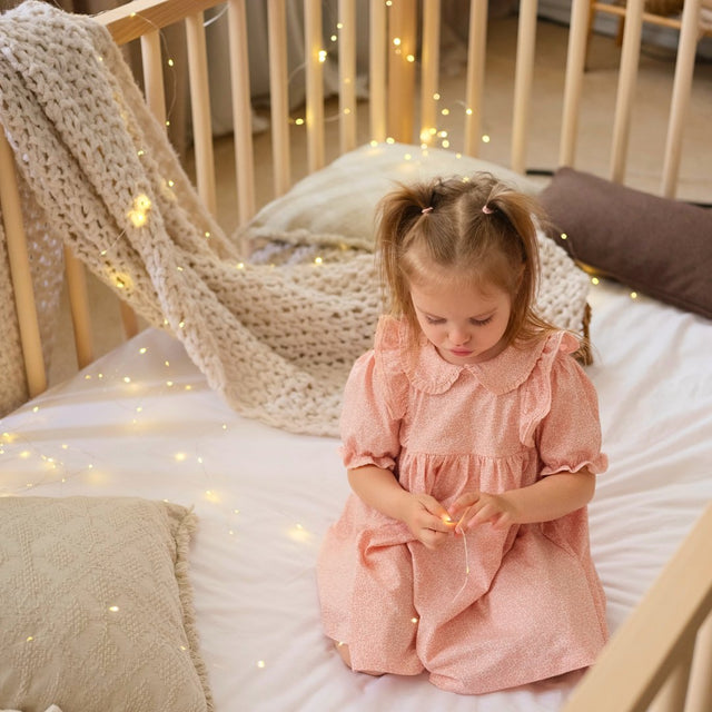 Montessori Floor Bed Frame for Toddlers with Fence