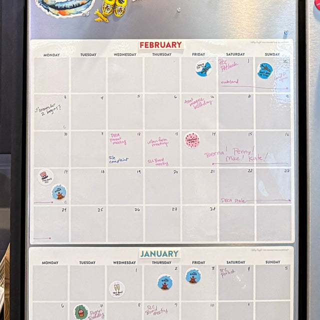 Flex Magnetic Monthly Calendar