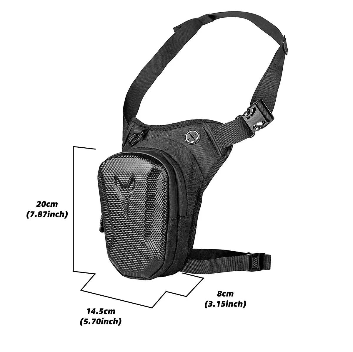 Motorcycle waterproof rider waist bag