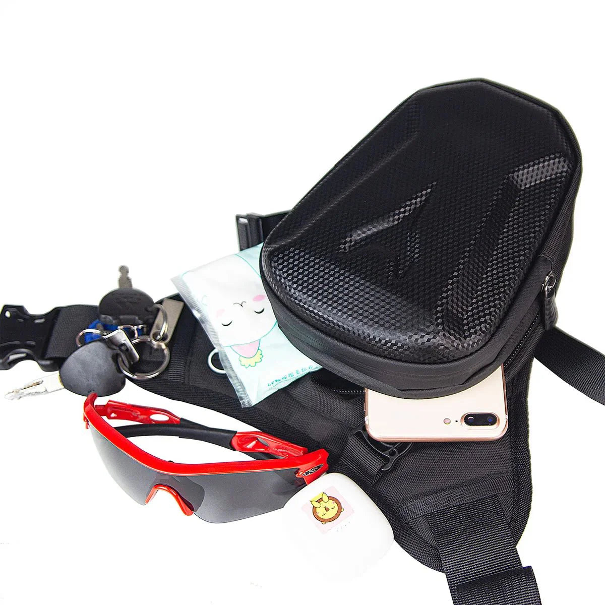 Motorcycle waterproof rider waist bag
