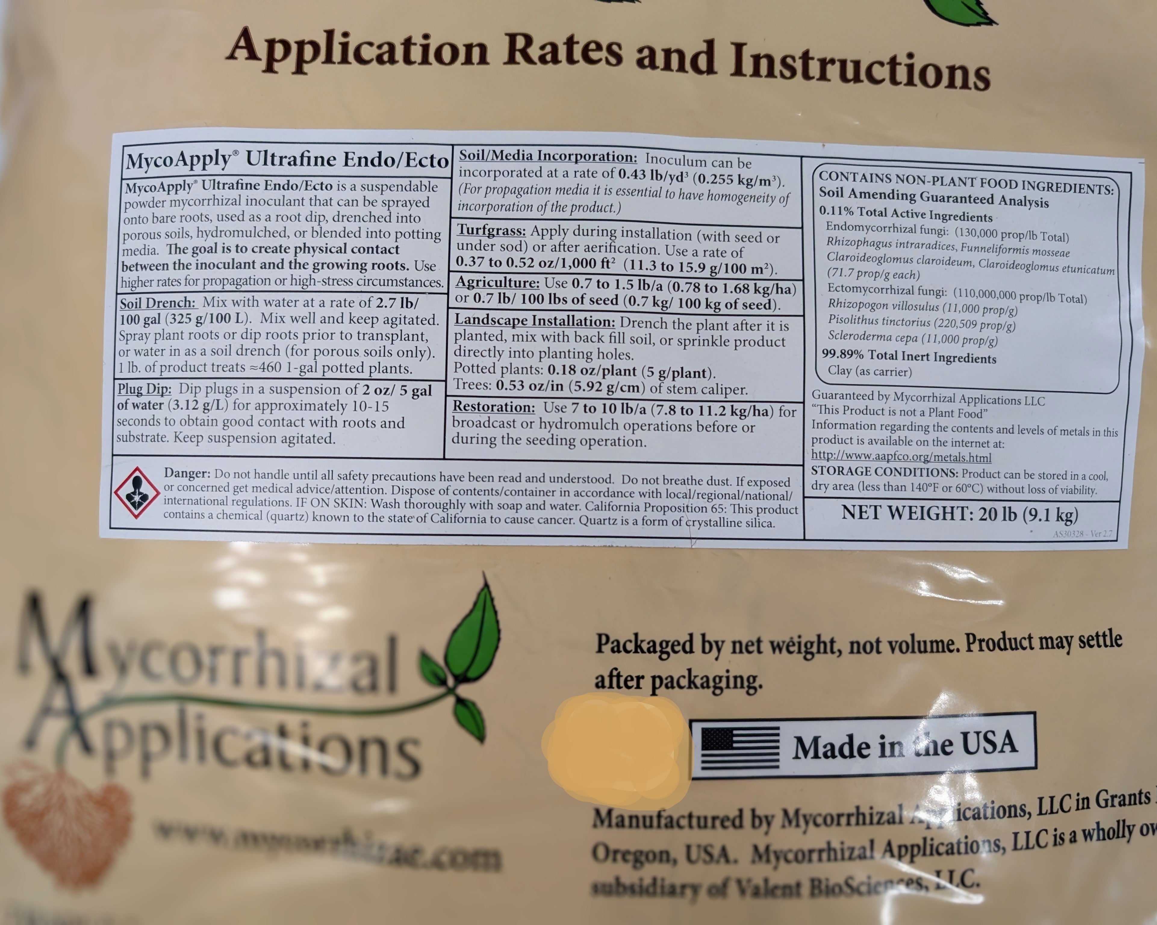 MycoApply Ultrafine Endo/Ecto Inoculant