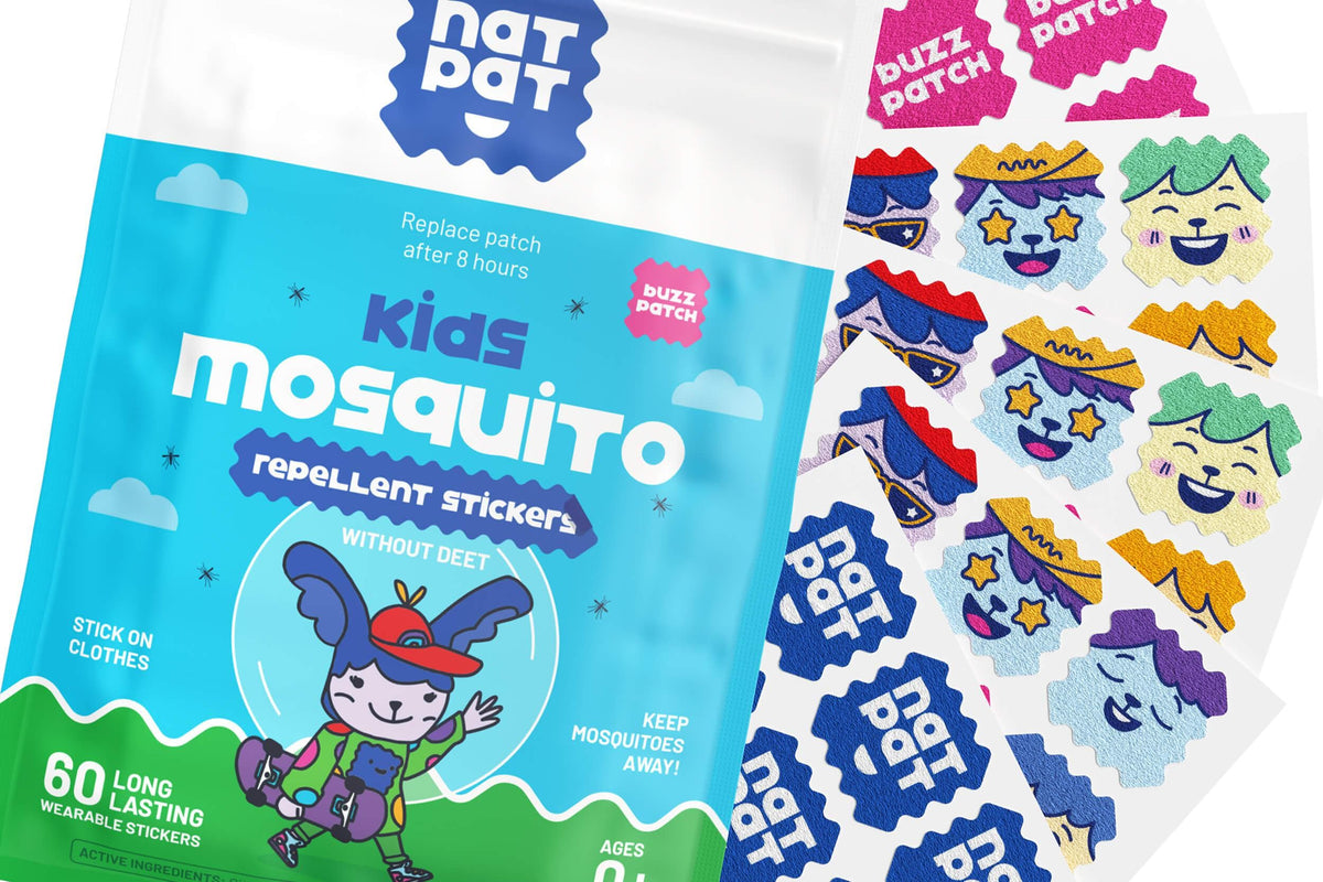 Natural Mosquito Repellent Patches for Kids