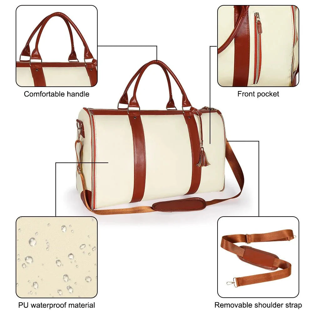 New Foldable Handbag Women's Travel Clothes Totes