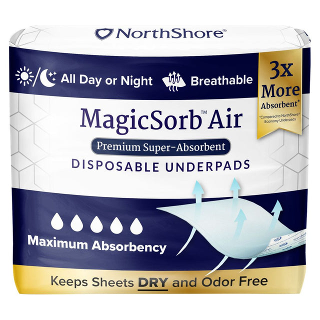 NorthShore MagicSorb Air Super-Absorbent Disposable Underpads