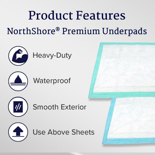 NorthShore Premium Extra-Absorbent Disposable Underpads