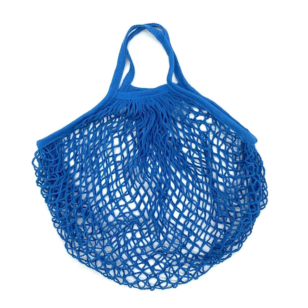 Organic Cotton Mesh Tote Bags Portable Net and String