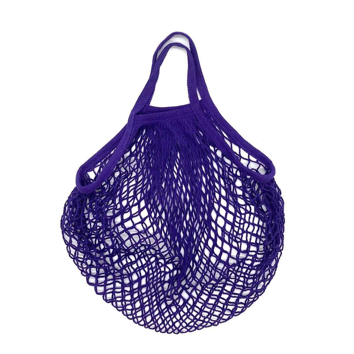Organic Cotton Mesh Tote Bags Portable Net and String