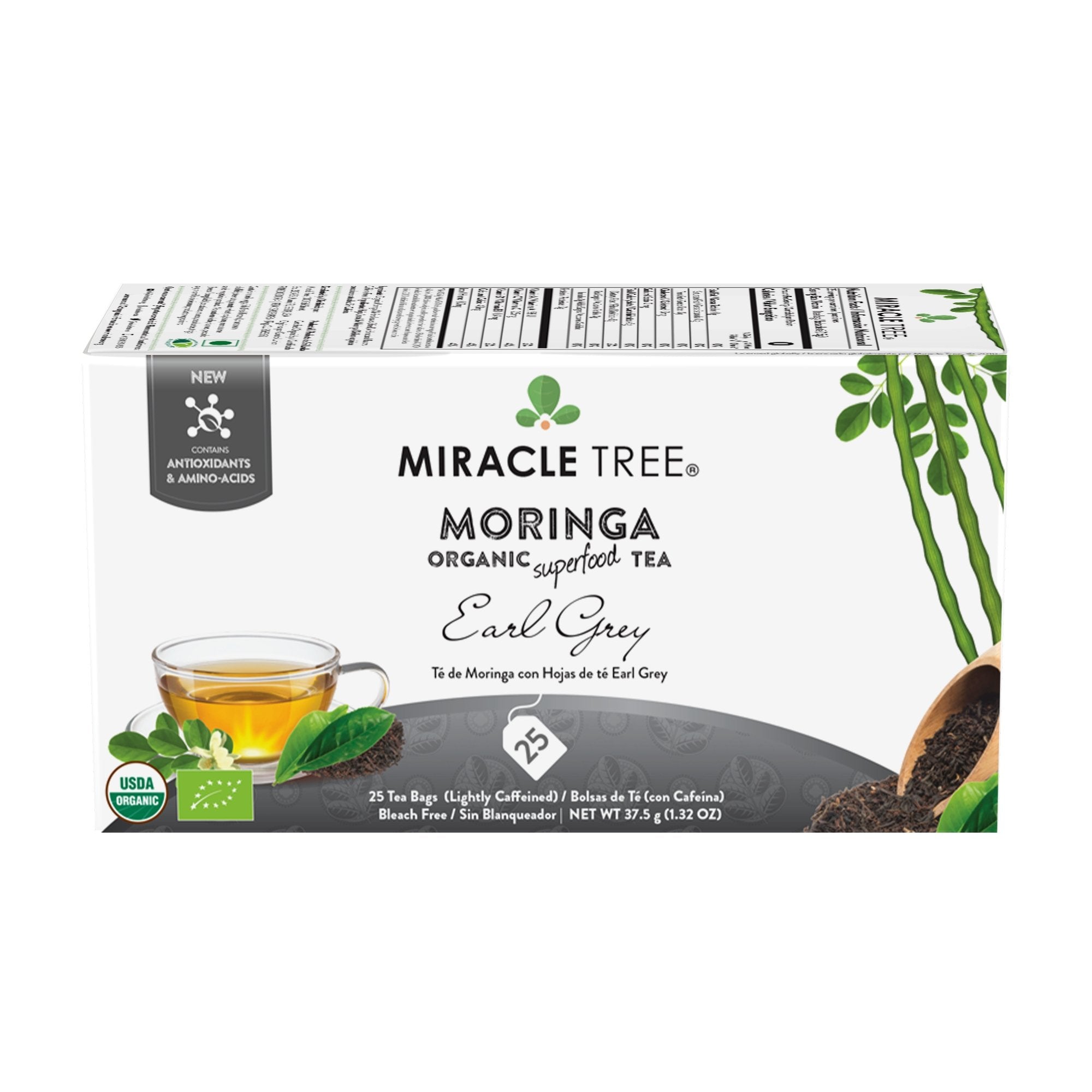 Organic Moringa Tea, Earl Grey