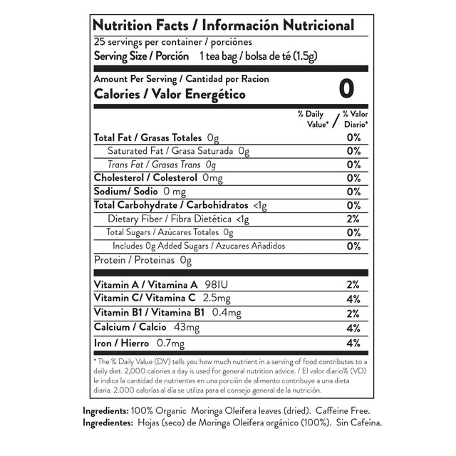 Organic Moringa Tea, Original