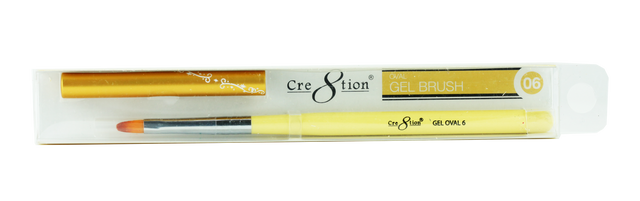 Synthetic Gel Brush - Oval - Light Brown Hair