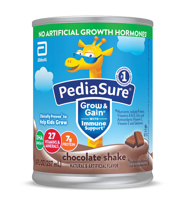 Pediasure Grow & Gain, Chocolate, 8 oz Can, CS/24